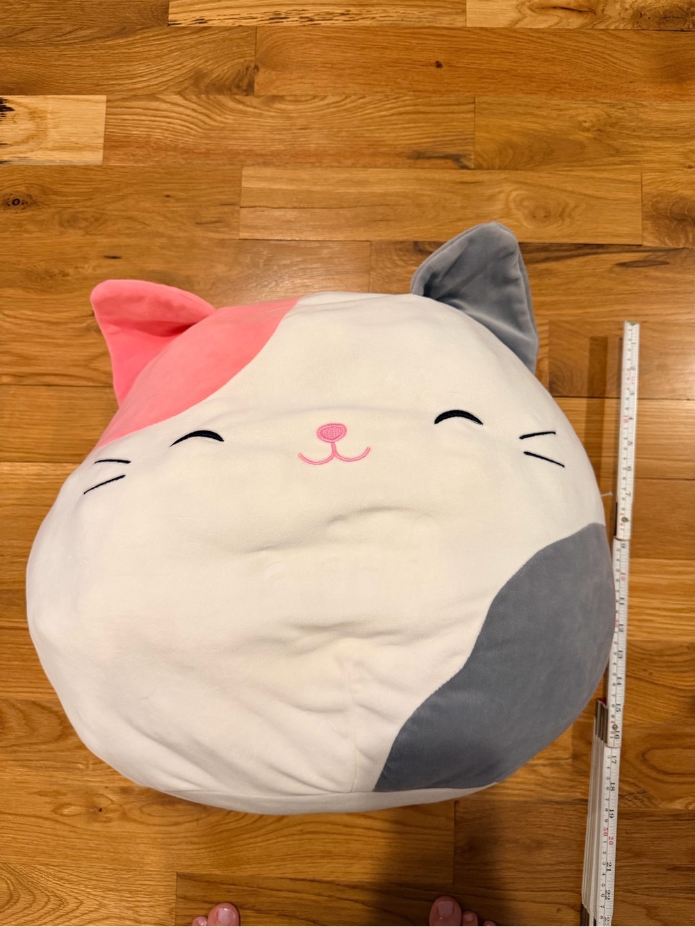 Squishmallow | Pink and Gray Cat | Extra Large 20”